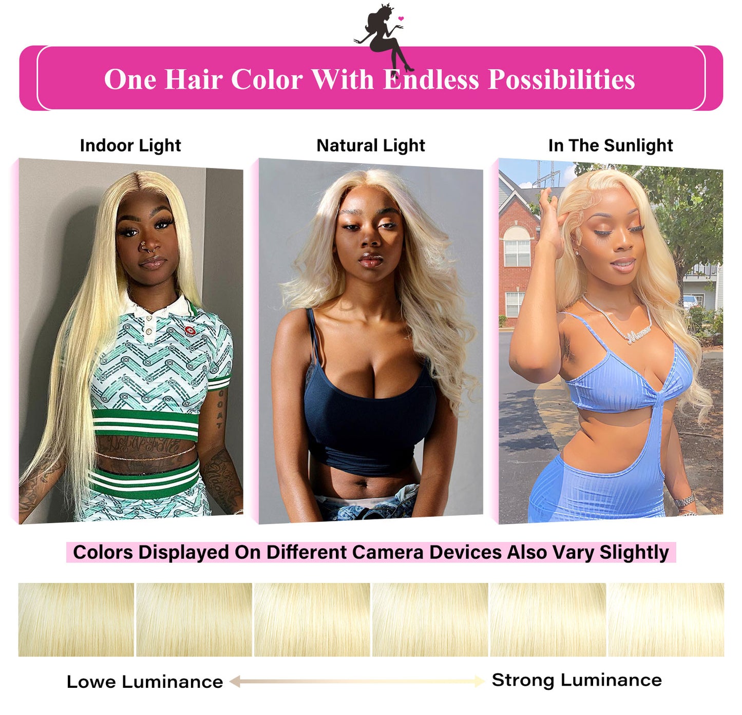 613 Blonde Body Wave Lace Closure Wig