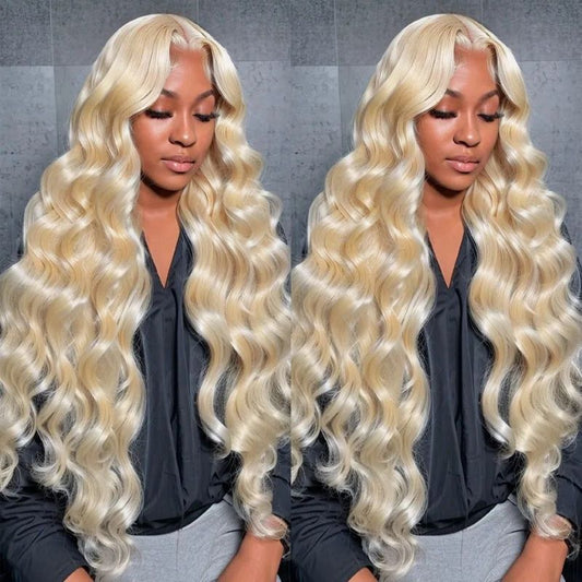 613 Blonde Body Wave Lace Closure Wig